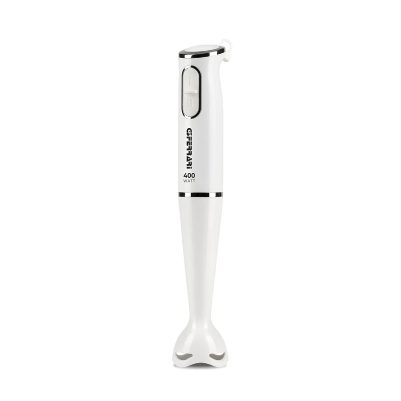 G3 Ferrari EasyMix G20141 Frullatore a Immersione 400W 2 Velocità Lame INOX Bianco
