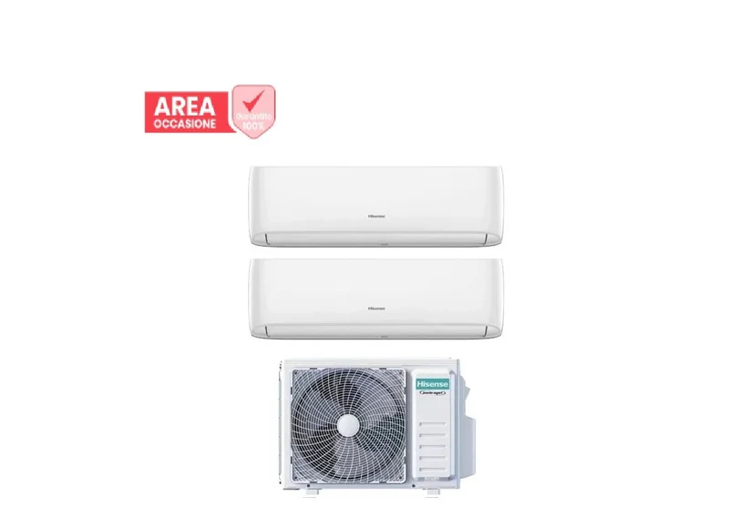 AREA OCCASIONI 3223 Condizionatore Dual Split Hisense Hi-Comfort 9+9 con 2AMW42U4RGC R-32 Wi-Fi Integrato