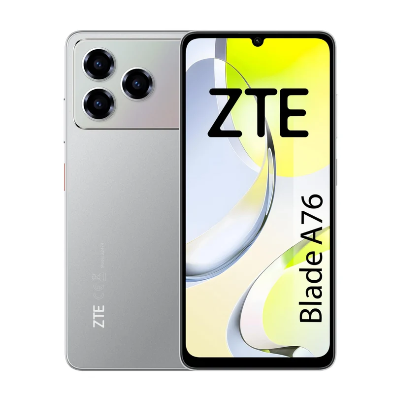 ZTE Blade A76 Smartphone 6,75" 4G Dual SIM 4GB RAM 128GB Android 15 5000mAh Grigio
