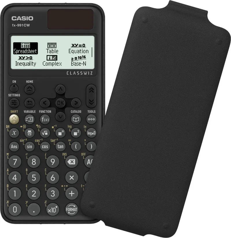 Casio FX-991CW Calcolatrice Scientifica Tascabile Nero 12 Cifre Display Matrice