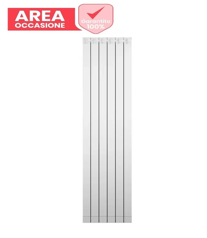 AREA OCCASIONE 3202 Radiatore in Alluminio Fondital Garda Dual 80 da 3 a 6 Elementi con Interasse 1800 mm - 5 Elementi