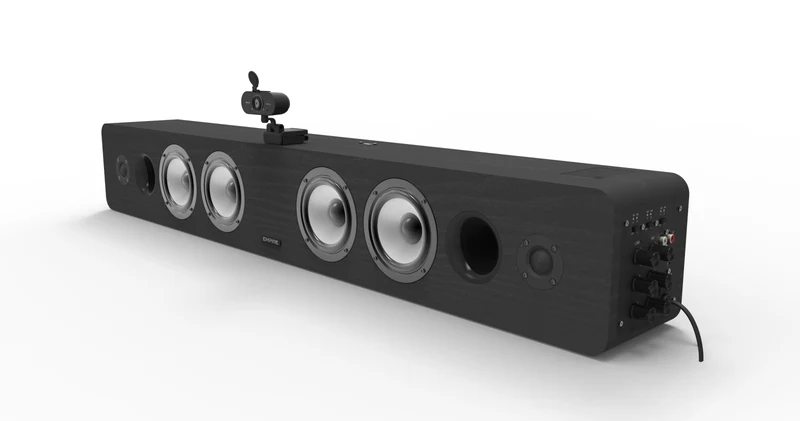 RINOVO Empire Media Conference System 6 Sistema Videoconferenza 4K Ultra HD 6 Microfoni Altoparlante 160W USB-C Nero