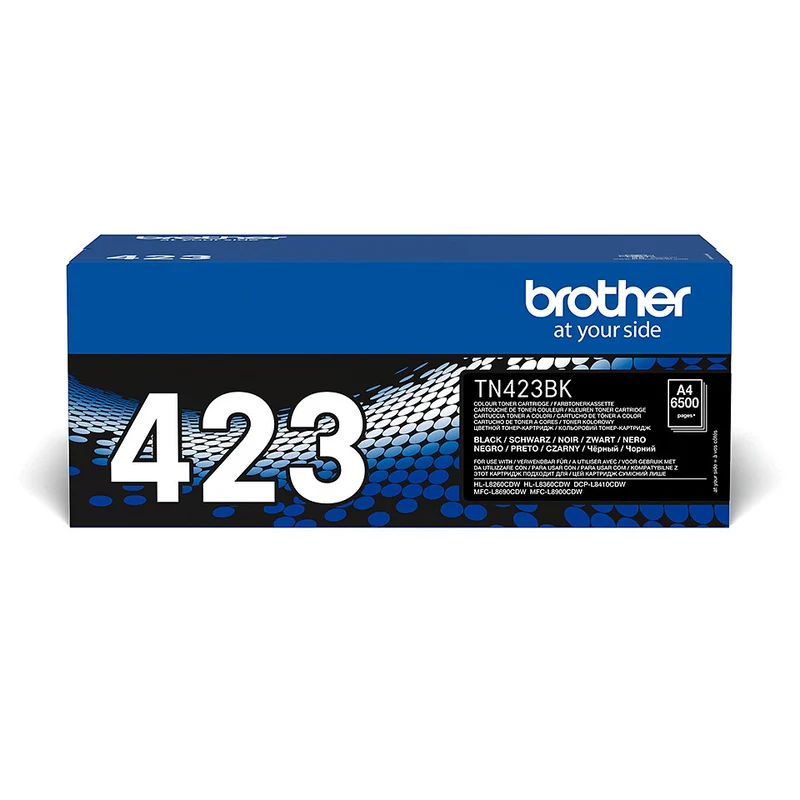 Brother TN-423BK Cartuccia Toner Originale Nero 6500 pagine per Stampanti Laser
