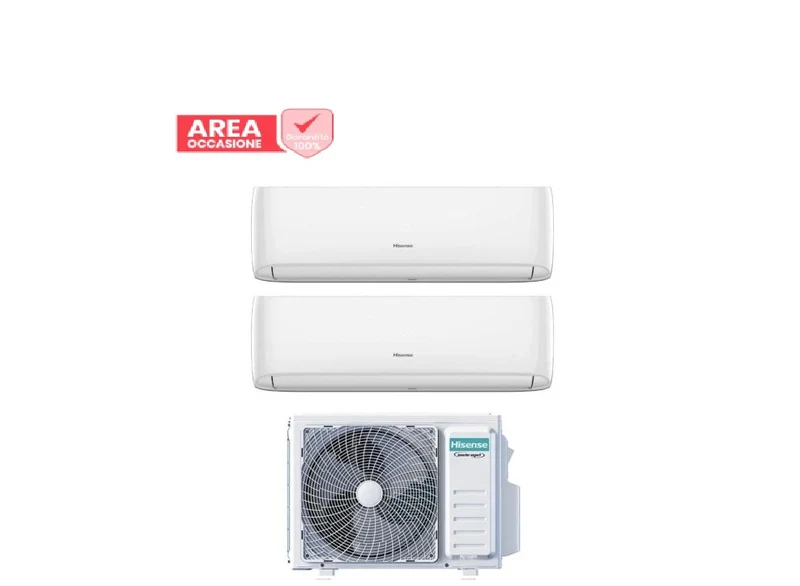 AREA OCCASIONI 2993 Condizionatore Dual Split Hisense Hi-Comfort 9+9 con 2AMW52U4RXC R-32 Wi-Fi Integrato