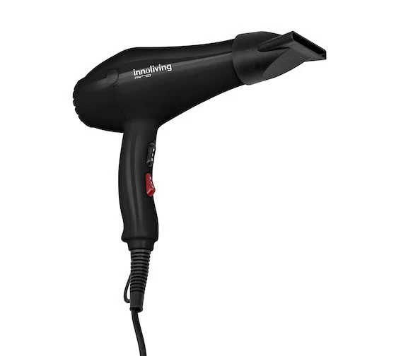 INNOLIVING Asciugacapelli Professionale INN-607 Nero 2000W Leggero