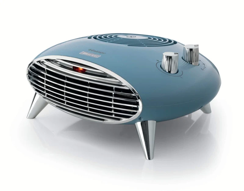 Ariete 8211 Termoventilatore da Tavolo 2000W Celeste con Termostato Regolabile