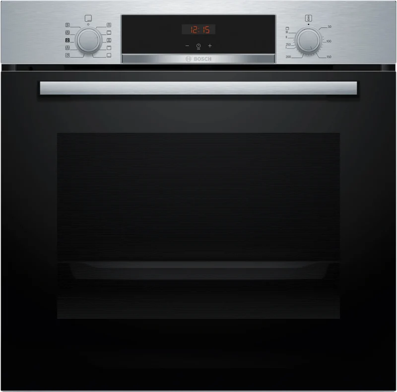 Bosch Serie 4 HQA514ES3 Forno Elettrico da Incasso 71L Nero e Acciaio Inox