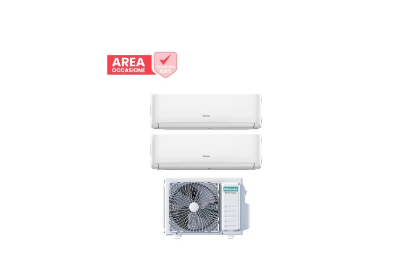 AREA OCCASIONI 2864 Condizionatore Dual Split Hisense Hi-Comfort 9+9 con 2AMW42U4RGC R-32 Wi-Fi Integrato