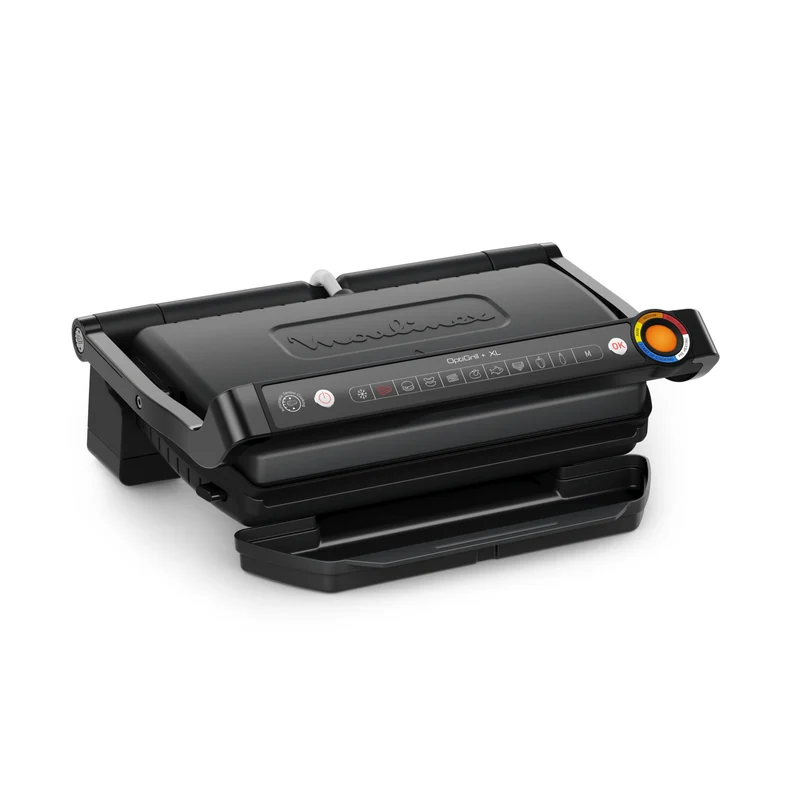 Moulinex OptiGrill+ XL GI7278 Griglia Elettrica Intelligente Nero 800 cm² per 8 Persone