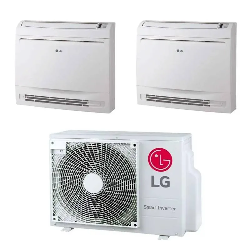 Condizionatore Dual Split Console LG 9+9 Btu con MU2R15 R-32 Wi-Fi Optional