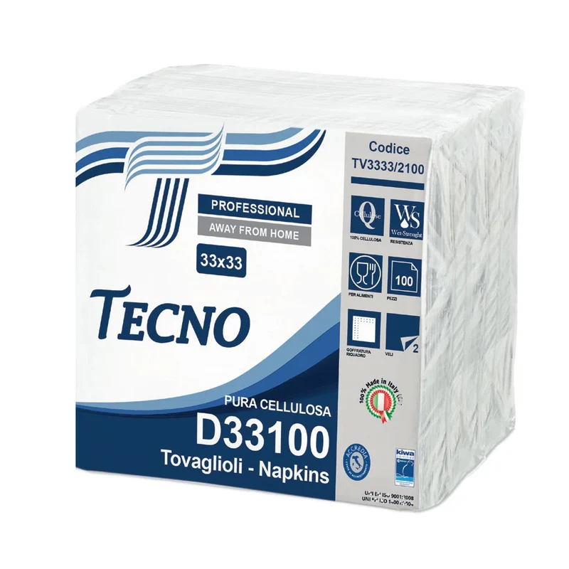 Tovaglioli Tecno 2 Veli 100pz