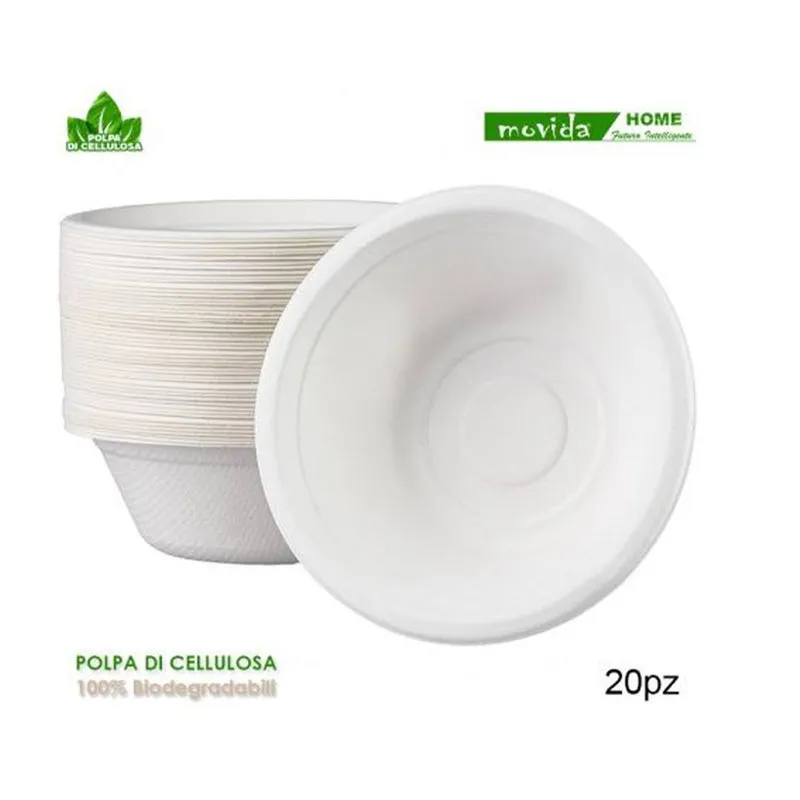 Piatti Bio Fondina 20 Pezzi 420ml Movida