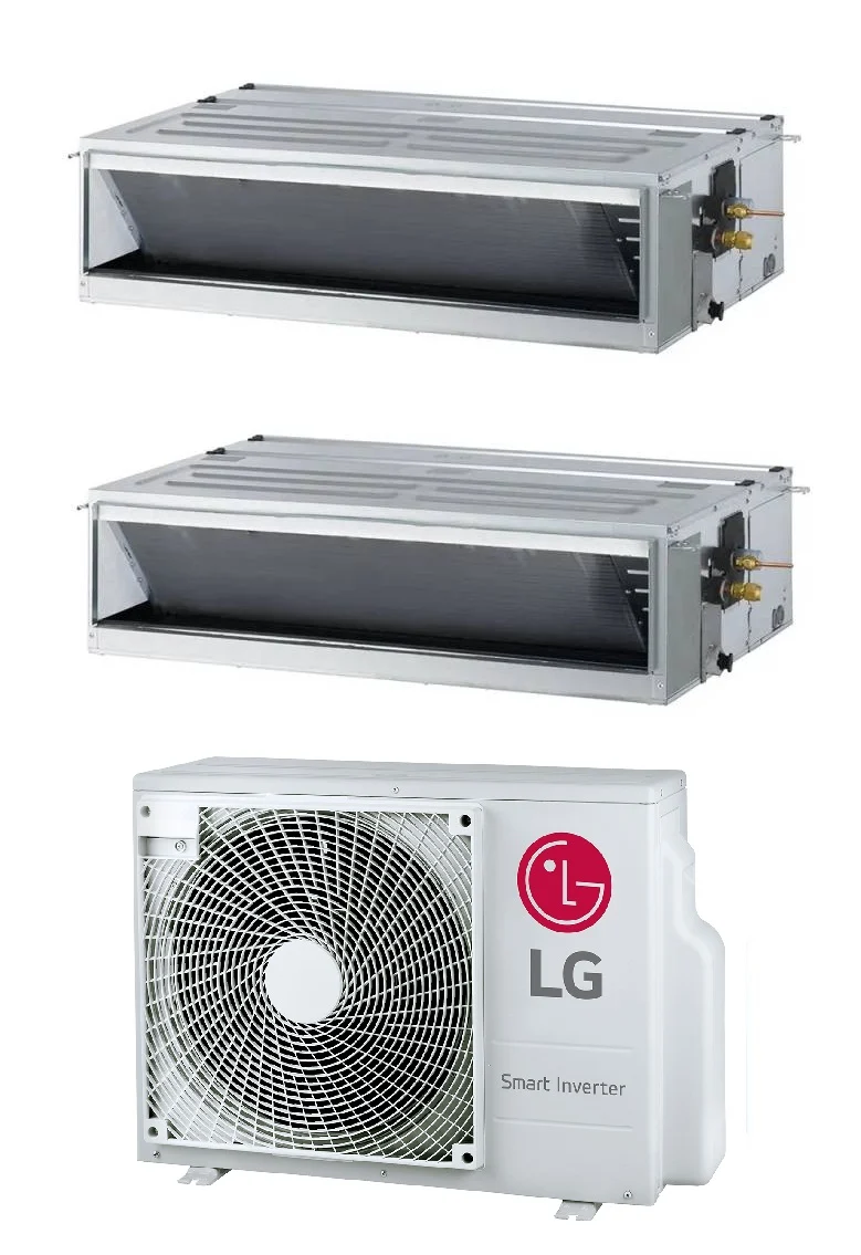 Condizionatore Canalizzato Dual Split LG Standard 9+9 Btu con MU2R17 R-32 Wi-Fi Optional