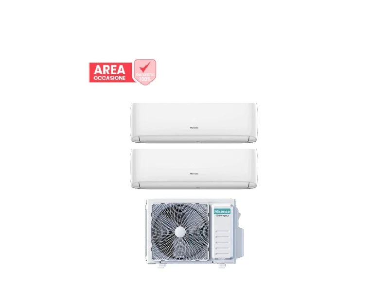 AREA OCCASIONI 2824 Condizionatore Dual Split Hisense Hi-Comfort 9+9 con 2AMW52U4RXC R-32 Wi-Fi Integrato