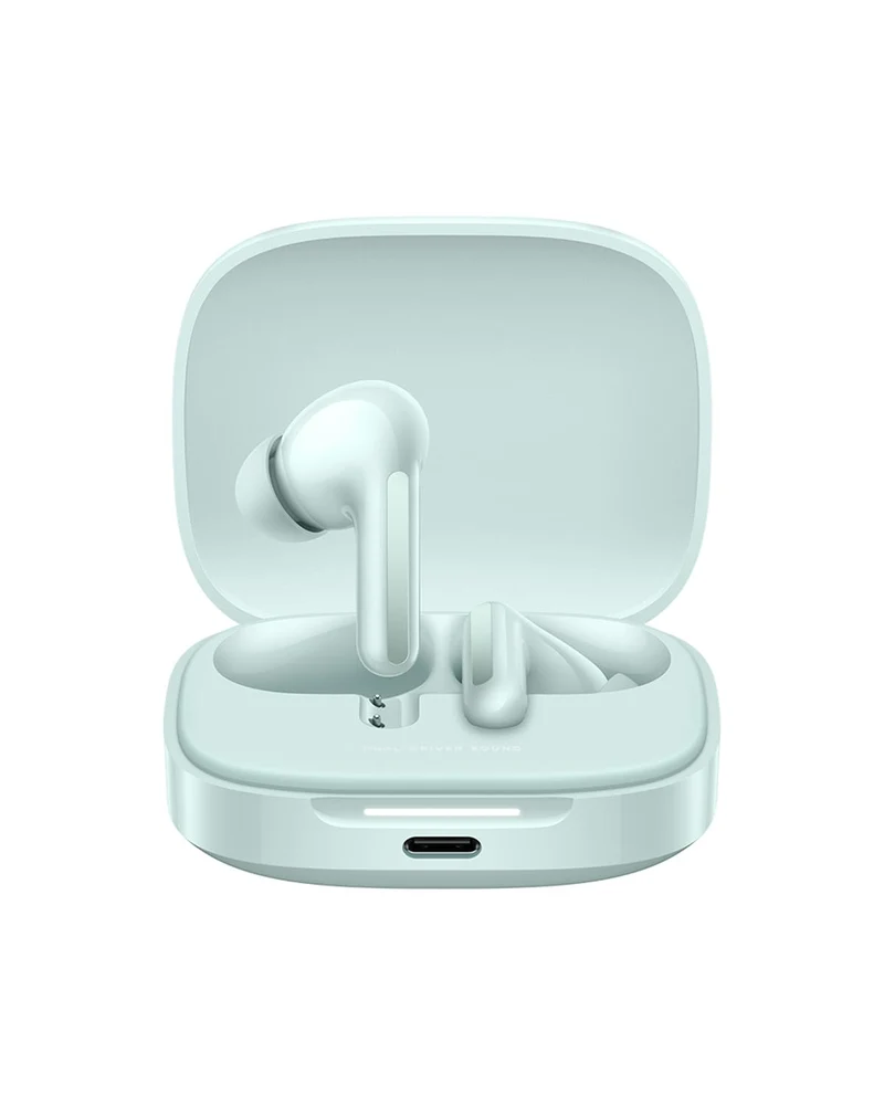 Xiaomi Redmi Buds 6 Auricolari TWS Verde Corallo - Bluetooth 5.4, ANC 49dB, Dual Driver, 42h Batteria, IP54