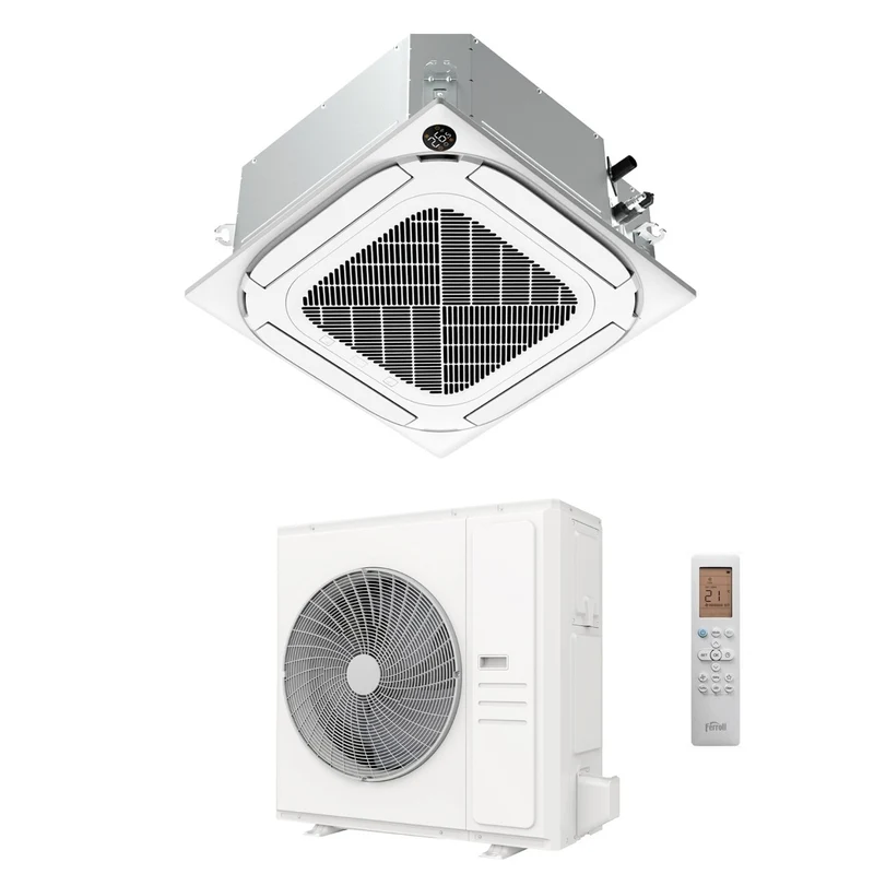 Condizionatore a Cassetta Ferroli Giada-C 12000 Btu 2CP0042F R-32 Wi-Fi Integrato con Telecomando e Griglia