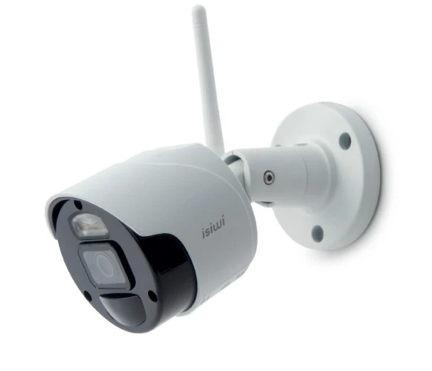 Isiwi Telecamera IP Esterno Wireless 2MP Visione Notturna Bianco ISW-BF2MP