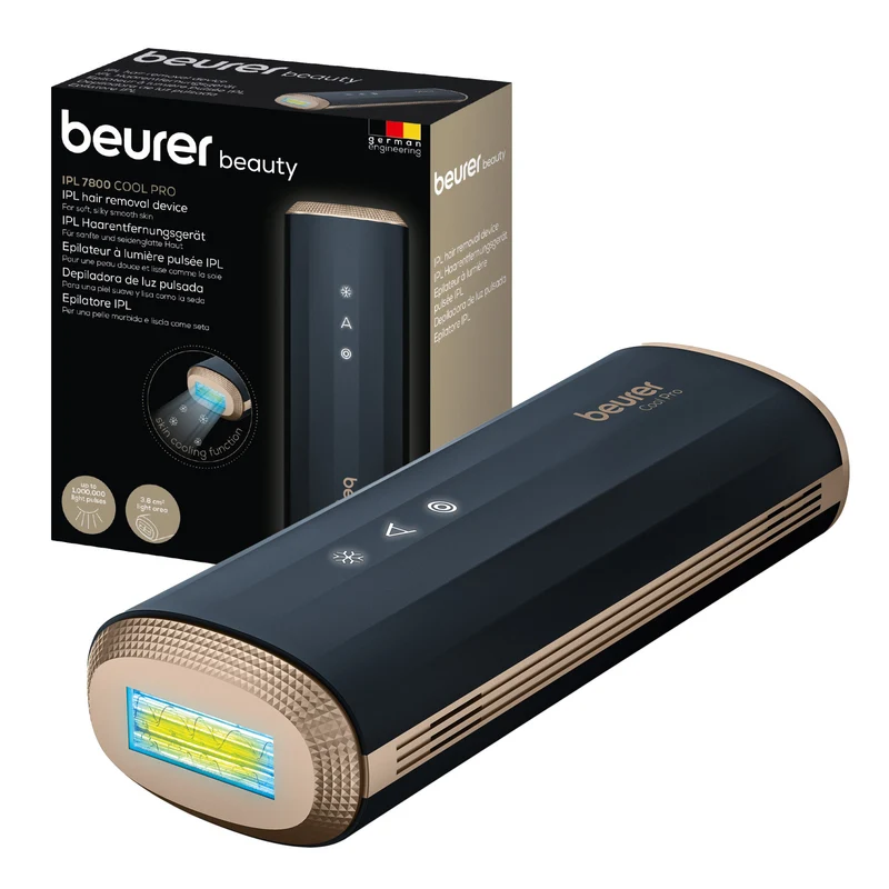 Beurer IPL 7800 COOL PRO Epilatore a Luce Pulsata con Effetto Raffreddante