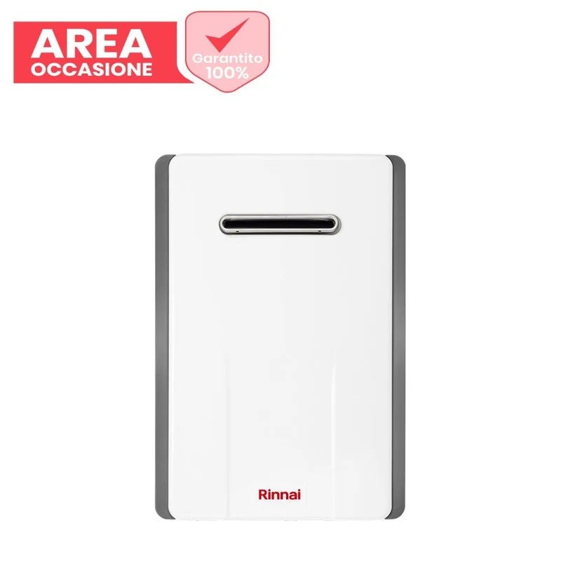 AREA OCCASIONI 2765 Scaldabagno a Gas da Esterno Rinnai INFINITY 14e REU-A1420W-E Metano