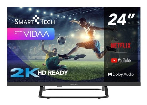 Smart-Tech TV LED 24" 24HV02V HD Smart TV VIDAA Wi-Fi Nero