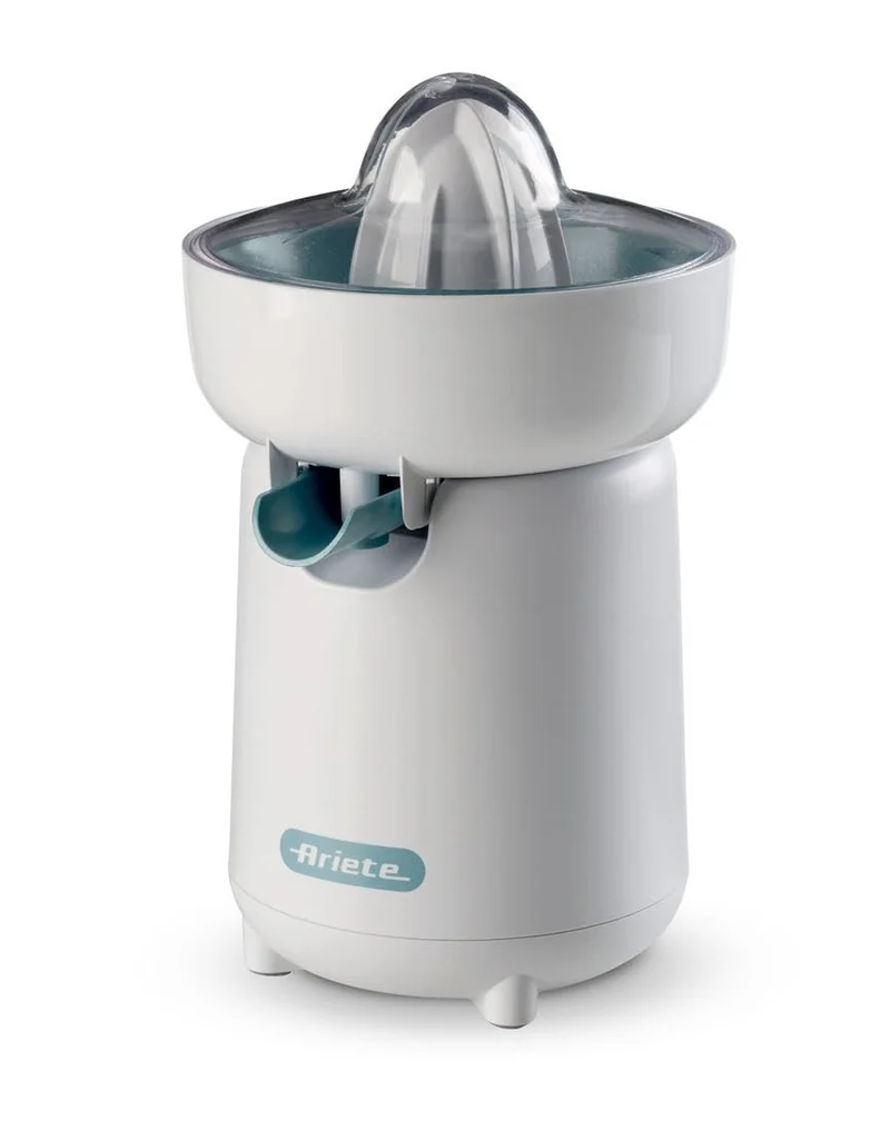 Ariete Spremiagrumi Elettrico 417 Breakfast 40W 2 Coni Beccuccio Antigoccia Bianco