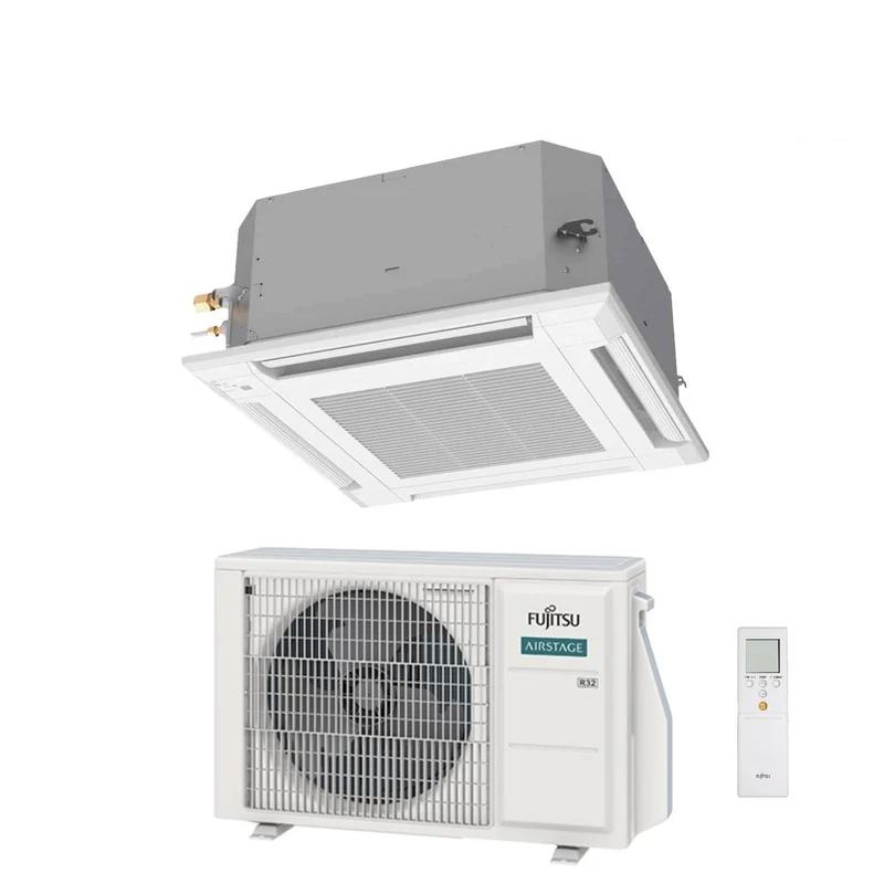 Condizionatore a Cassetta Fujitsu KV 9000 Btu AUXG09KVLA R-32 Wi-Fi Optional con Griglia e Telecomando