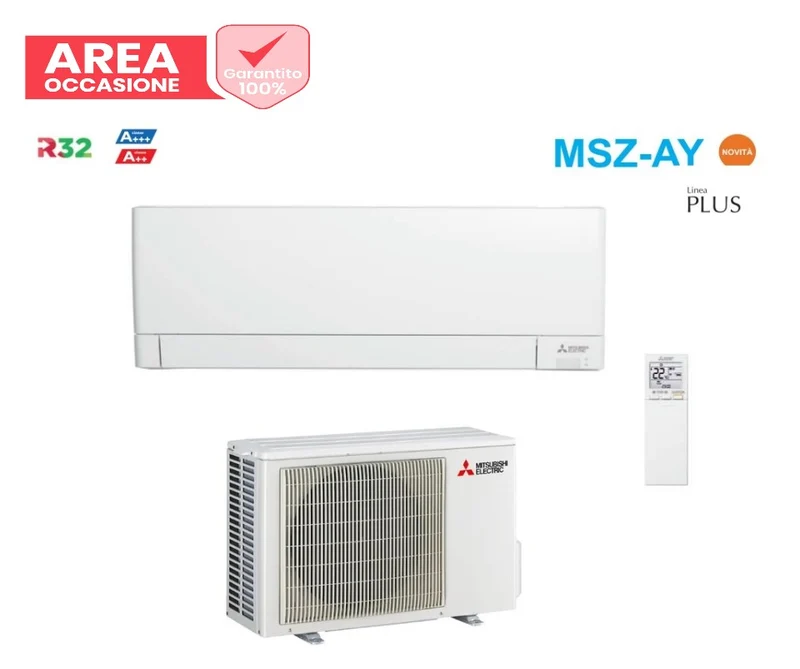 AREA OCCASIONI 2723 Condizionatore Mitsubishi Electric MSZ-AY 12000 Btu MSZ-AY35VGKP R-32 Wi-Fi Integrato