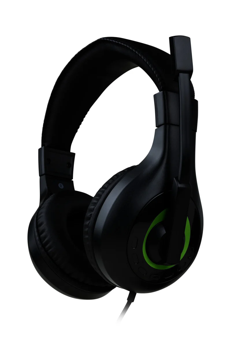 BIG BEN Cuffie Gaming XBXHEADSETV1 Cablate, Stereo, Circumaurali, Microfono Omnidirezionale, Jack 3.5 mm, Compatibili Xbox/PC/Mac, Nero