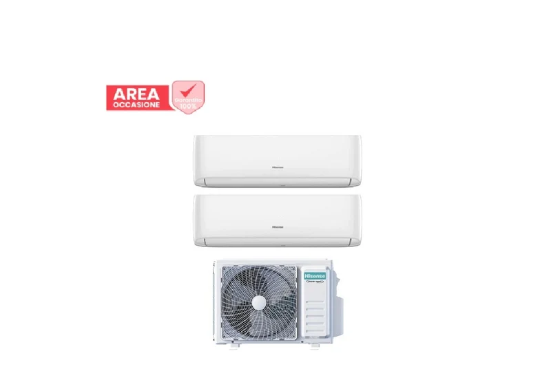 AREA OCCASIONI 2653 Condizionatore Dual Split Hisense Hi-Comfort 9+9 con 2AMW42U4RGC R-32 Wi-Fi Integrato