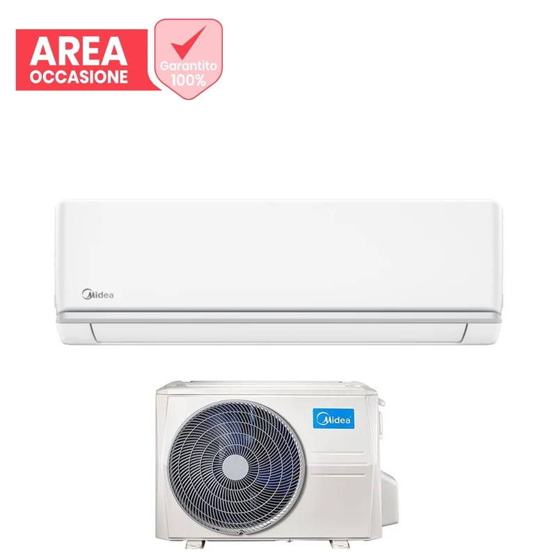 AREA OCCASIONI 2644 Climatizzatore Condizionatore Midea Inverter serie ELEGANCE 9000 Btu MSAGSAU-09HRDN8 R-32 Wi-Fi Optional A++/A+