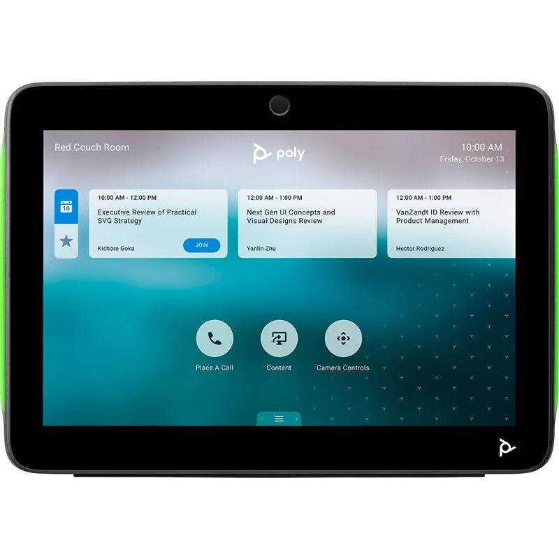 HP Poly TC10 Controller Touch per Videoconferenza 10.1" WXGA 1280x800 PoE Nero