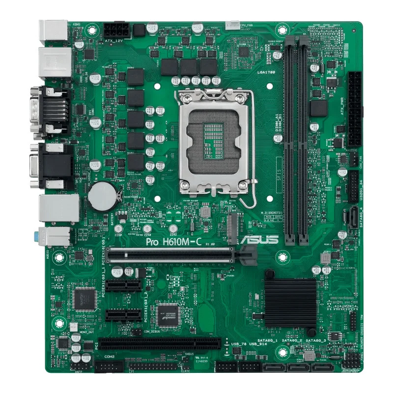 ASUS Pro H610M-C-CSM Scheda Madre Intel H610 LGA 1700 micro ATX DDR5 64GB