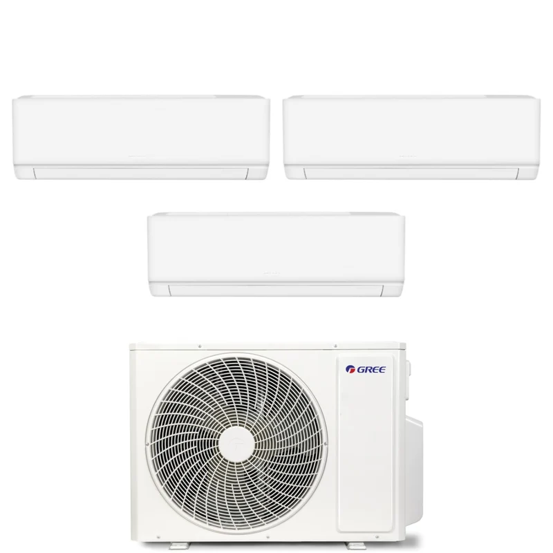 Condizionatore Trial Split Gree Cosmo 9+9+9 con GWHD(24)NK6OO R-32 Wi-Fi Integrato