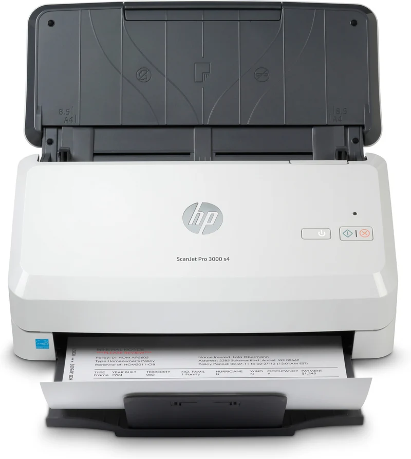 HP Scanjet Pro 3000 s4 Scanner a foglio A4 600 DPI fronte/retro USB 3.2