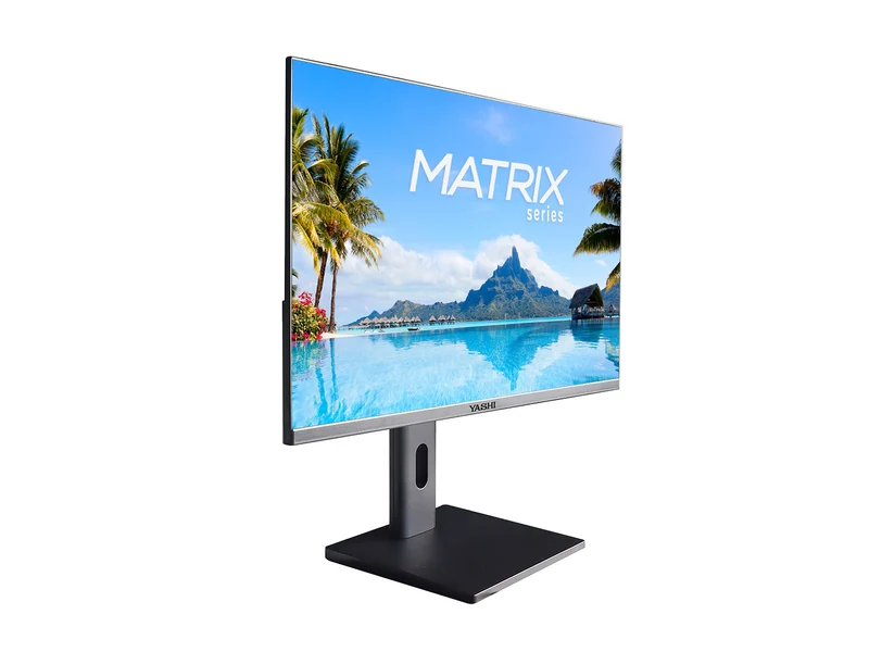 Yashi Monitor 23,8 Pollici VA LED FHD 1920x1080 con Regolazione Altezza