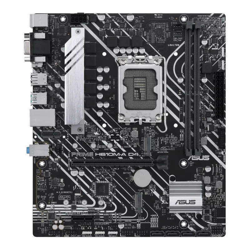 ASUS PRIME H610M-A D4-CSM Scheda Madre Intel H610 LGA 1700 Micro ATX DDR4