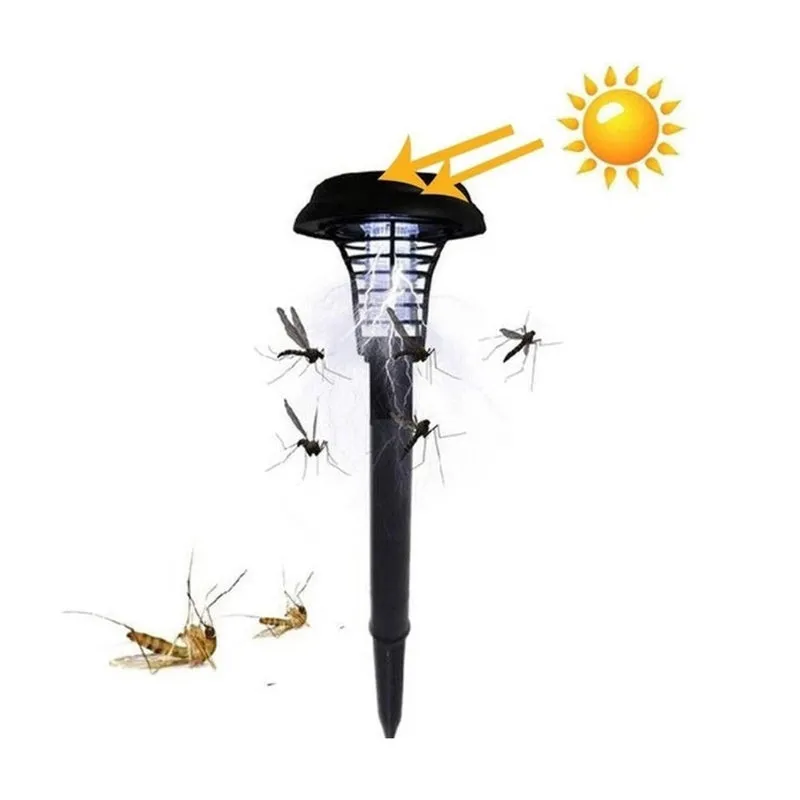 Lampada Antizanzare Solare Con Picchetto