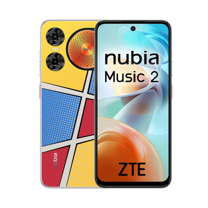 ZTE Nubia Music 2 Smartphone 6,7" HD+ 120Hz 4GB RAM 128GB 50MP 5000mAh Dual SIM Pop Art