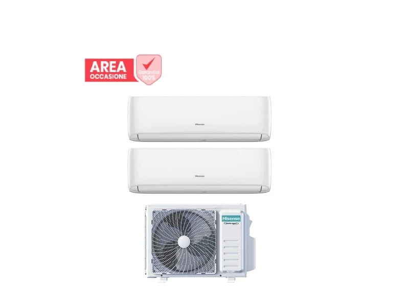 AREA OCCASIONI 2445 Condizionatore Dual Split Hisense Hi-Comfort 9+9 con 2AMW42U4RGC R-32 Wi-Fi Integrato
