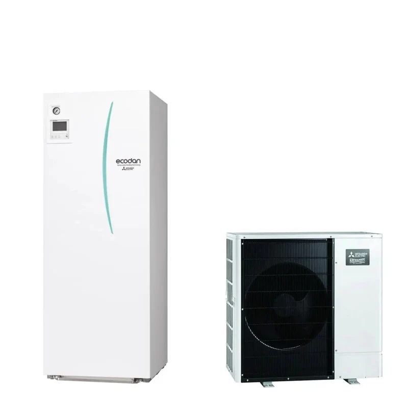 Pompa di Calore Aria Acqua Mitsubishi Electric Split Hydrotank ERST20C-VM2DR1 accumulo 200 lt unità esterna ZUBADAN PUHZ-SHW112YAA 11 kW R-410A