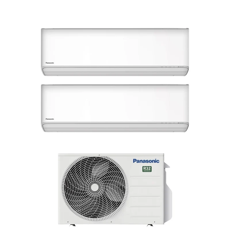 Condizionatore Dual Split Panasonic Etherea White 7+7 con CU-2Z41TBE R-32 Wi-Fi Integrato
