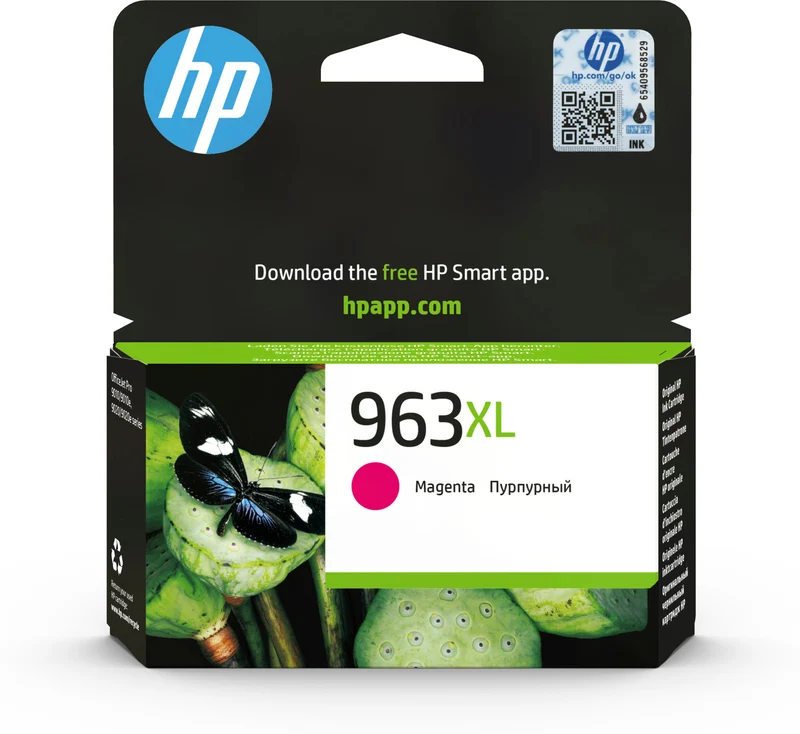 HP 963XL Cartuccia Inchiostro Originale Magenta Alta Capacità 1600 Pagine