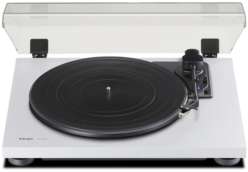 TEAC TN-180BT-A3 Giradischi Semiautomatico a Cinghia Bluetooth Nero/Bianco