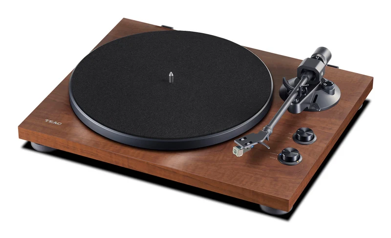 TEAC Giradischi TN-280BT-A3/B Manuale a Cinghia Bluetooth Noce 33/45 Giri/min