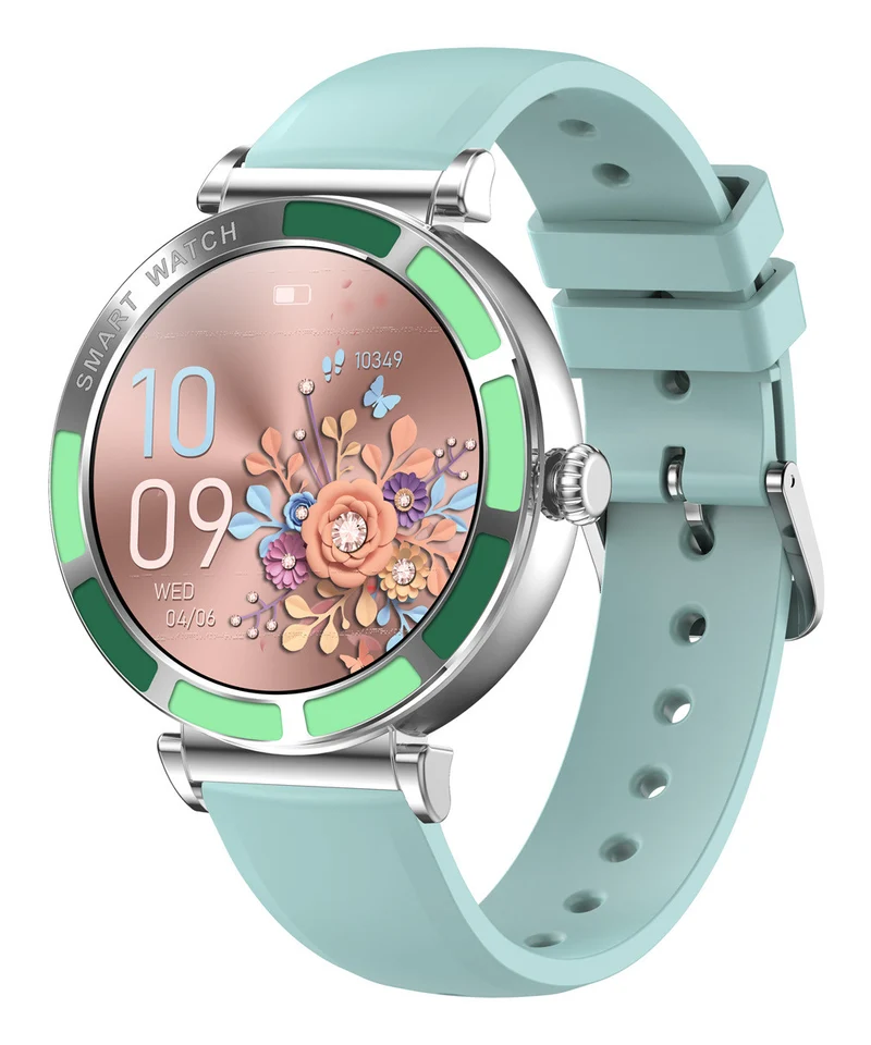 Trevi T-FIT 245 L Smartwatch Verde Tiffany 1.27" IP67 Cardiofrequenzimetro Chiamate