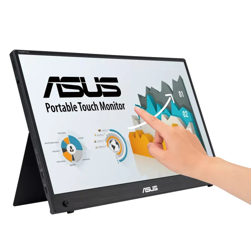 ASUS ZenScreen MB16AMTR Monitor Portatile 15.6" Full HD IPS Touchscreen USB-C Nero