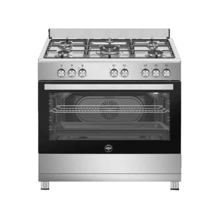La Germania SE965GX/24 Cucina a Gas 90 cm 5 Fuochi Forno Ventilato Inox
