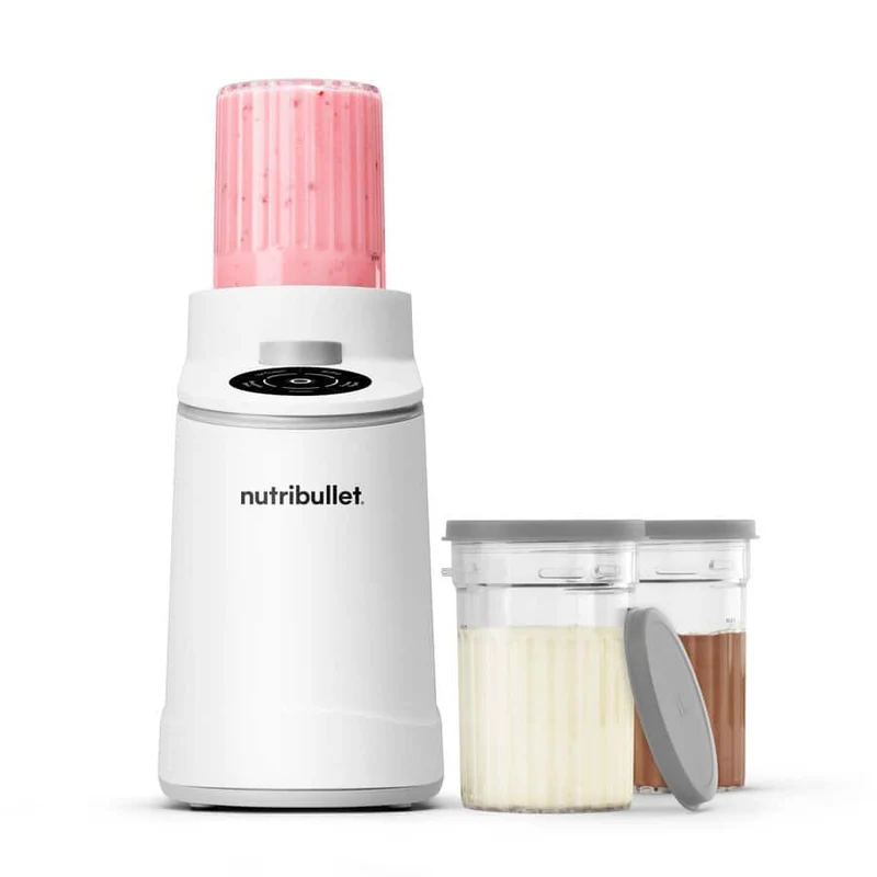 NutriBullet Chill NBD0503W Gelatiera 500W 450ml 5 Programmi 3 Contenitori Bianca