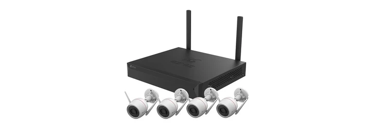 Ezviz Kit videosorveglianza Wi-Fi 4 telecamere IP 4MP 8 canali NVR HKX5SH3CP