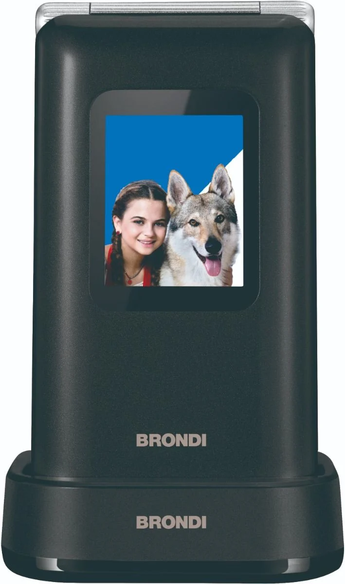 Brondi Amico Prezioso 4,5 cm Nero Metallico Dual SIM